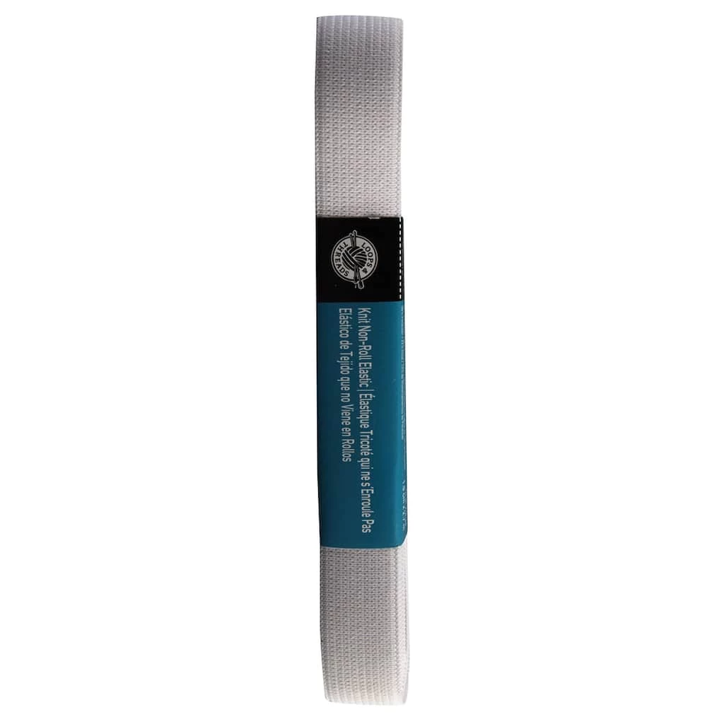 Brand new π 12 Pack: 3/4" White Knit Non-Roll Elastic Hank by Loops & Threads™ π