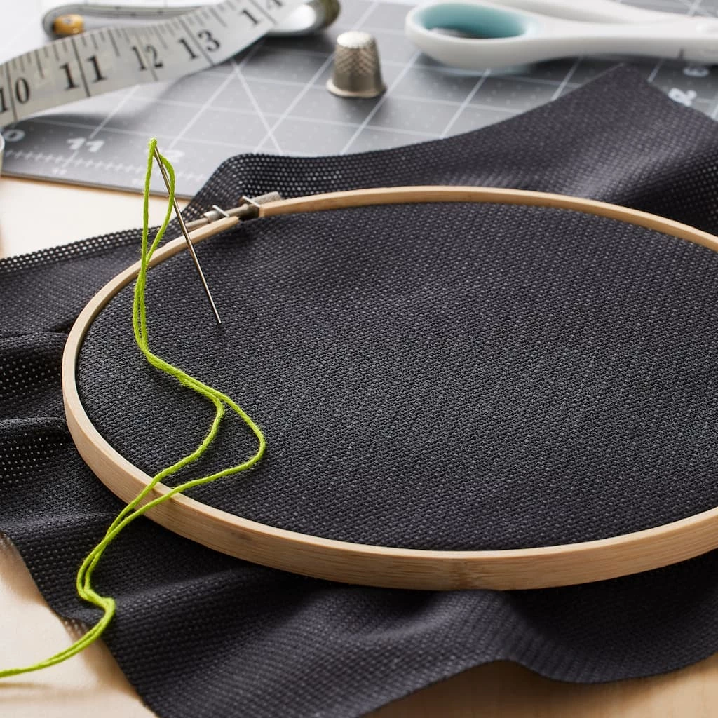 Best Sale ⭐ Loops & Threads™ Aida Cloth Cross Stitch Fabric, 15" x 18", 14 Count 🧨 - Image 2