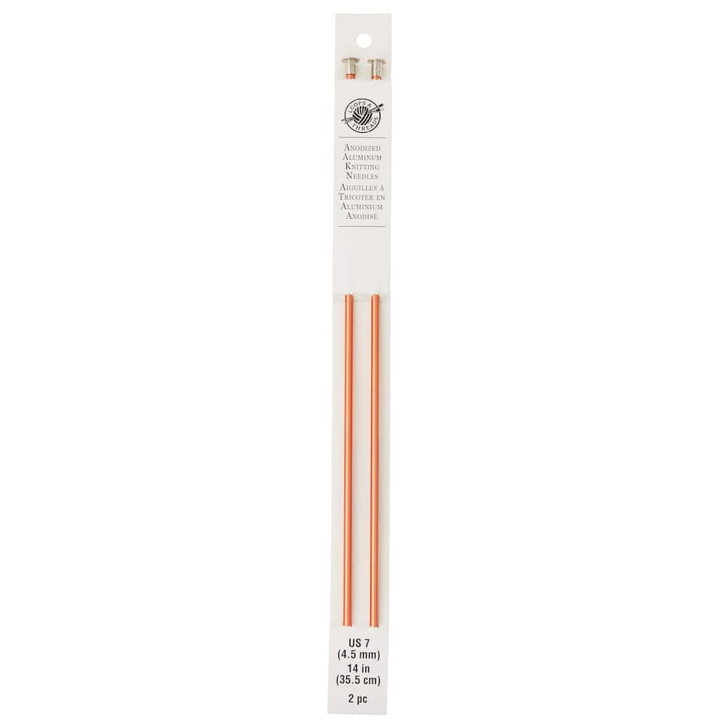 Top 10 π 14" Anodized Aluminum Knitting Needles by Loops & Threads® β