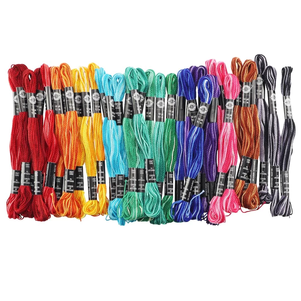 Promo π 12 Packs: 36 ct. (432 total) Variegated Craft Cord by Loops & Threads™ π