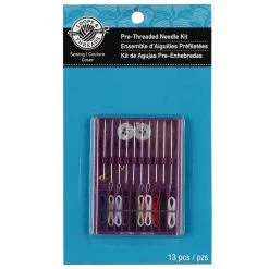 Cheap π― 12 Pack: Pre-Threaded Needle Kit by Loops & Threads™ π