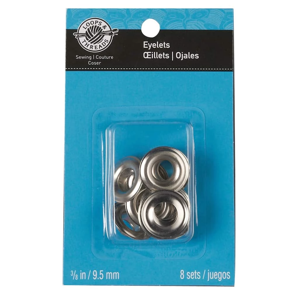 Discount β€οΈ 12 Packs: 8 ct. (96 total) 3/8" Eyelets by Loops & Threads™ π - Image 3