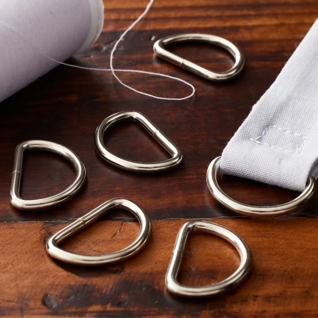 Best Sale π― Loops & Threads™ Metal D-Rings, 3/4" π― - Image 2