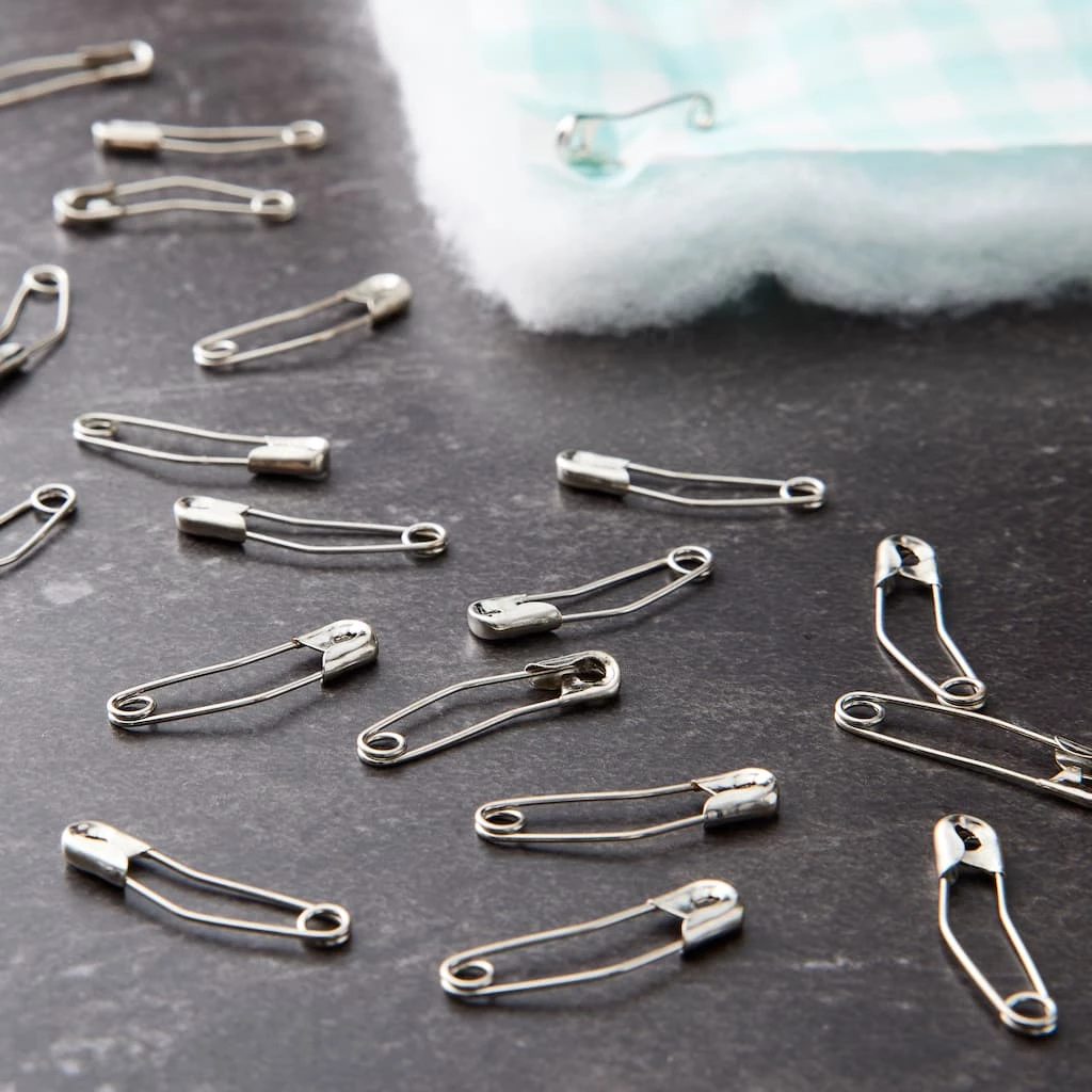 Hot Sale π Loops & Threads™ Curved Safety Pins, 1 1/16" π - Image 2
