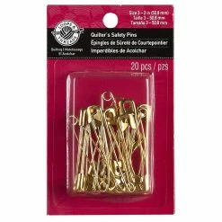 Flash Sale π 12 Packs: 20 ct. (240 total) 2" Gold Quilter's Safety Pins by Loops & Threads™ π
