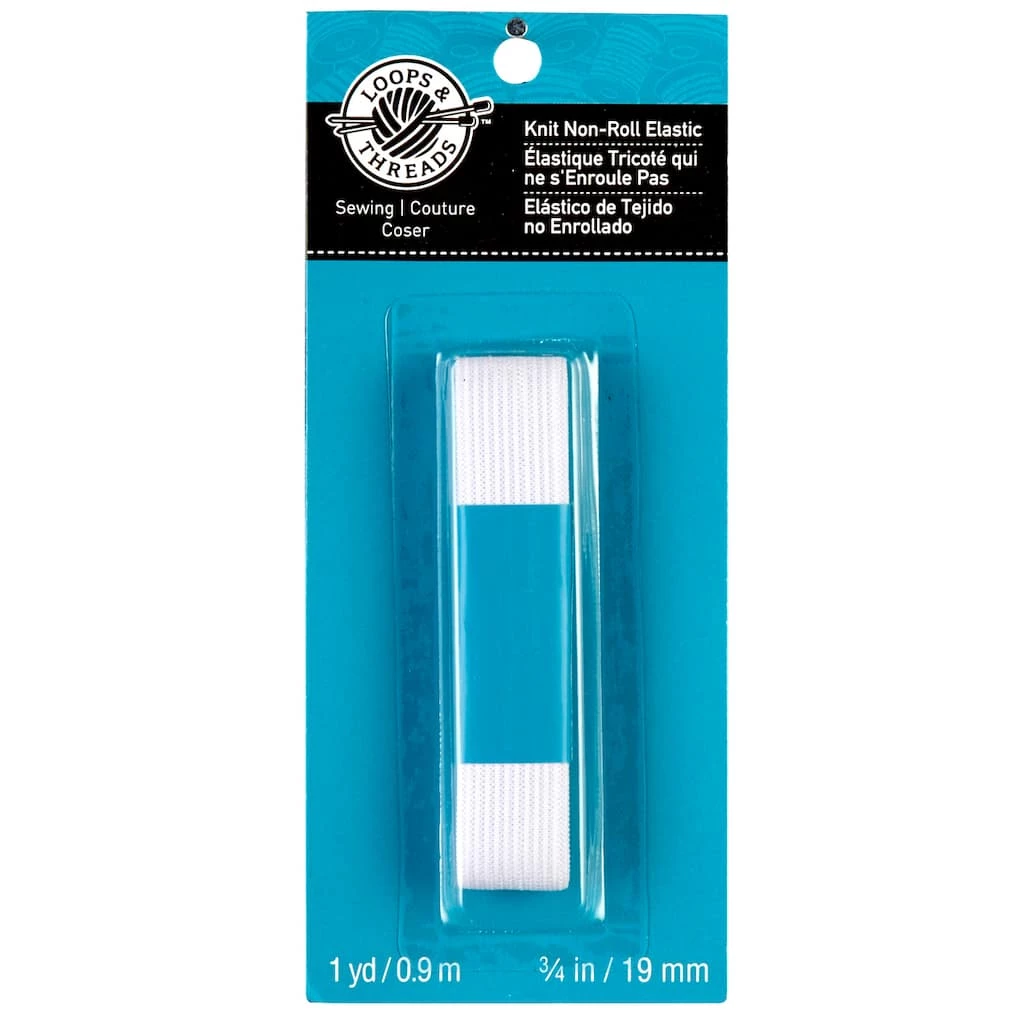 Cheapest βοΈ 12 Pack: 3/4" White Knit Non-Roll Elastic by Loops & Threads™ π