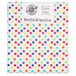 Discount 🎁 Multicolor Polka Dots Cotton Fabric by Loops & Threads® 🤩
