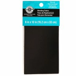 Budget π 24 Pack: Black Iron-On Mending Fabric By Loops & Threads™ π