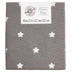 Discount 🎉 Gray Printed Fabric by Loops & Threads® ✔️