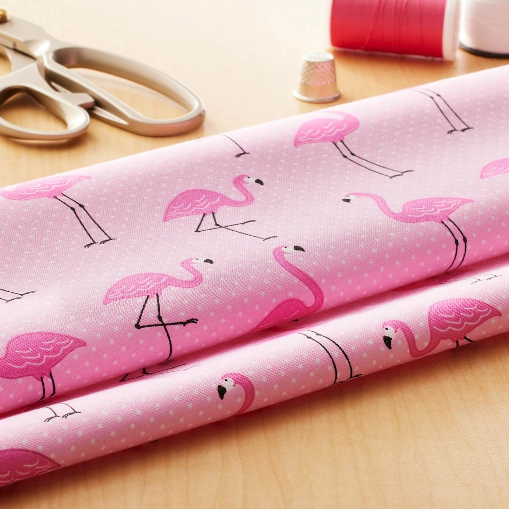 Best Sale π Flamingo Fabric By Loops & Threads® π - Image 2