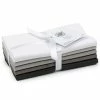 Buy 🤩 Black, Gray & White Solid Fabric Bundle by Loops & Threads® ✨
