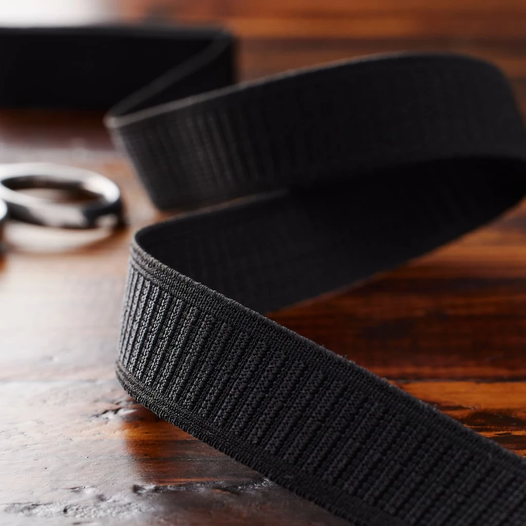 Outlet π₯° Black Non-Roll Elastic By Loops & Threads® π₯ - Image 2