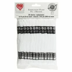 Best Pirce π 12 Packs: 36 ct. (432 total) White Embroidery Floss Pack by Loops & Threads® π₯