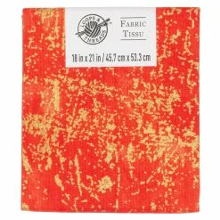 Discount ⭐ Red & Yellow Cotton Fabric by Loops & Threads™ ⌛
