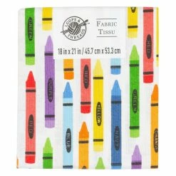 Cheap 😀 Multicolor Crayon Cotton Fabric by Loops & Threads™ 👏