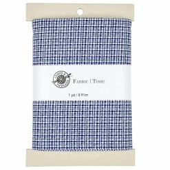 Wholesale π Navy & White Plaid Cotton Fabric Bundle by Loops & Threads™ π€©