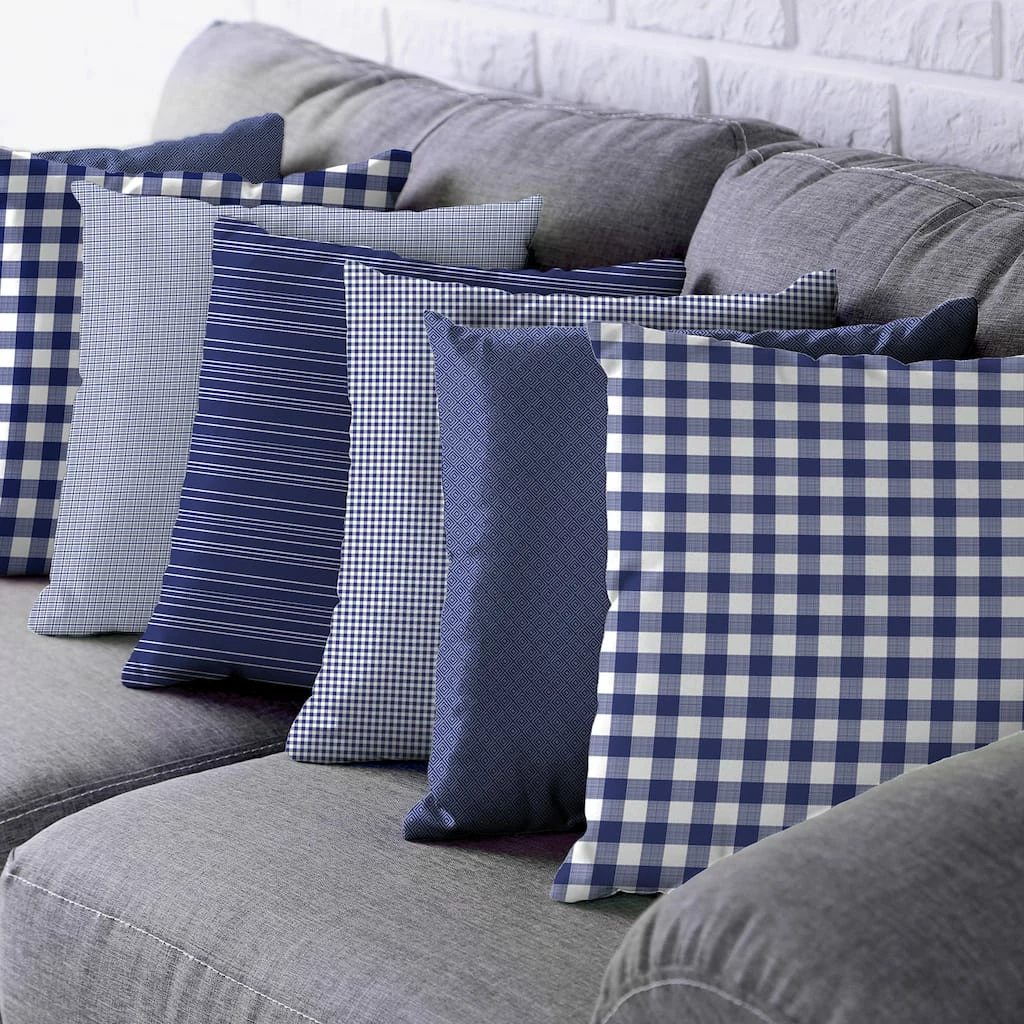 Wholesale π Navy & White Plaid Cotton Fabric Bundle by Loops & Threads™ π€© - Image 3