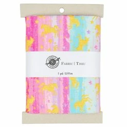 Deals 👏 Multicolor Unicorn Cotton Fabric Bundle by Loops & Threads™ 😀