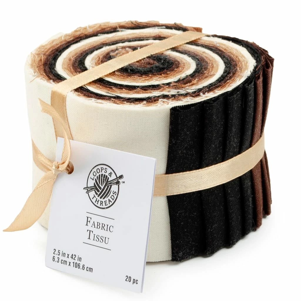 Best deal 𧨠Neutral Cotton Fabric Strips by Loops & Threads™ π