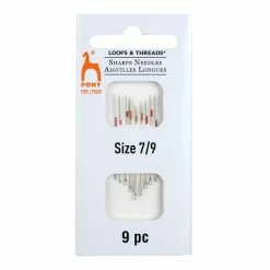 Budget π₯° 18 Packs: 9 ct. (162 total) Pony® 7/9 Sharp Needles by Loops & Threads® π