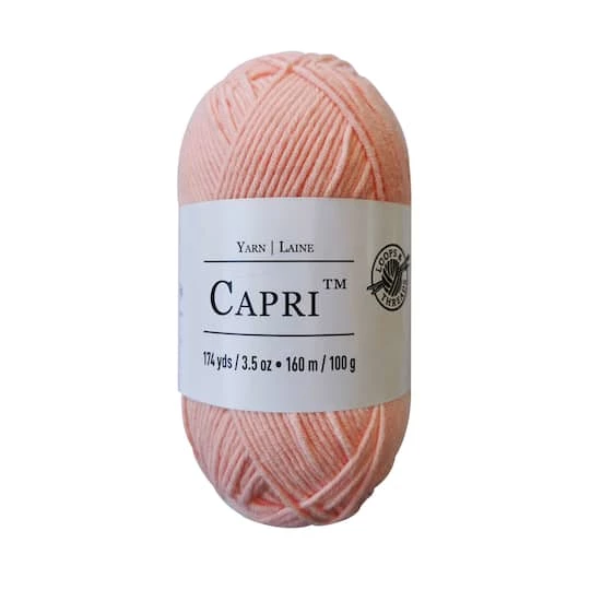Budget 🧨 Capri™ Solid Yarn by Loops & Threads® 💯 - Image 4