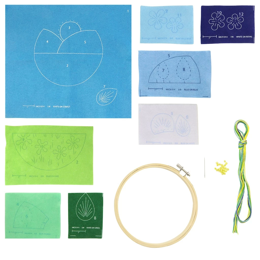 Buy 🎉 Blue Scene Felt Applique Kit by Loops & Threads® 🧨 - Image 4