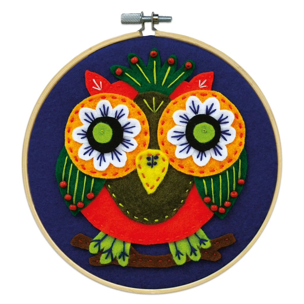 Flash Sale 🔥 Owl Felt Applique Kit by Loops & Threads® 🔥