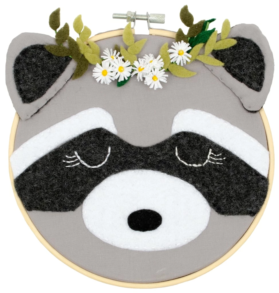 Best reviews of 💯 Raccoon Felt Hoop Kit by Loops & Threads™ ⭐ - Image 2