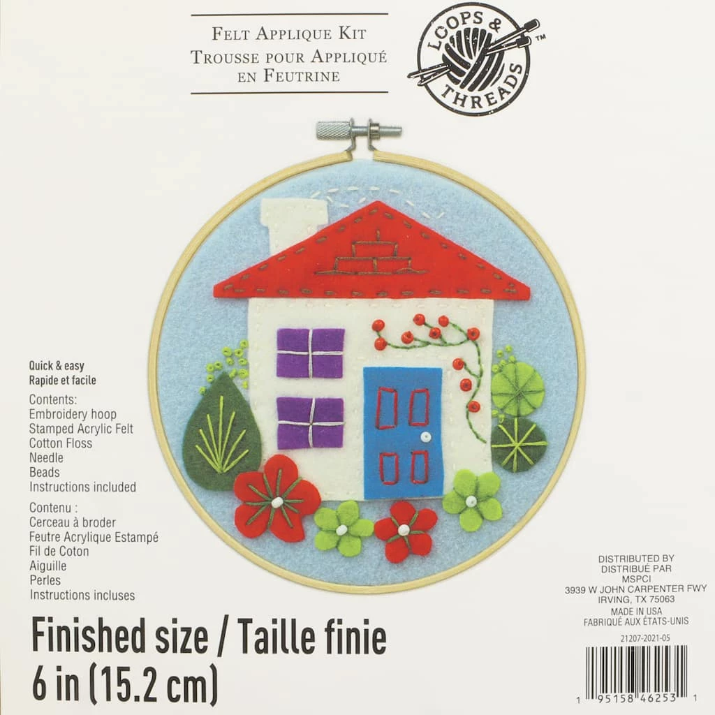 Hot Sale ✨ Home Felt Applique Kit by Loops & Threads® ❤️ - Image 2