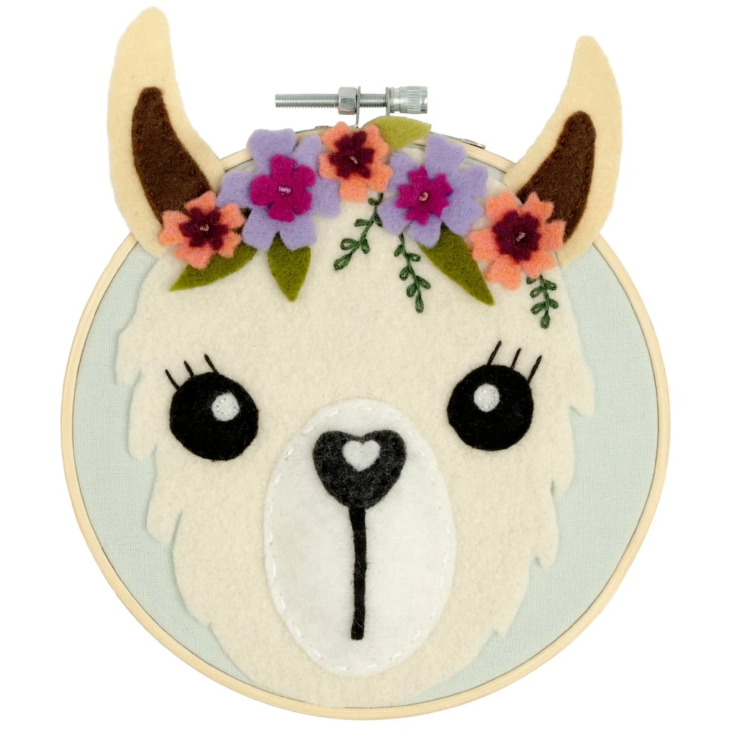 Top 10 π Llama Felt Hoop Kit by Loops & Threads™ βοΈ