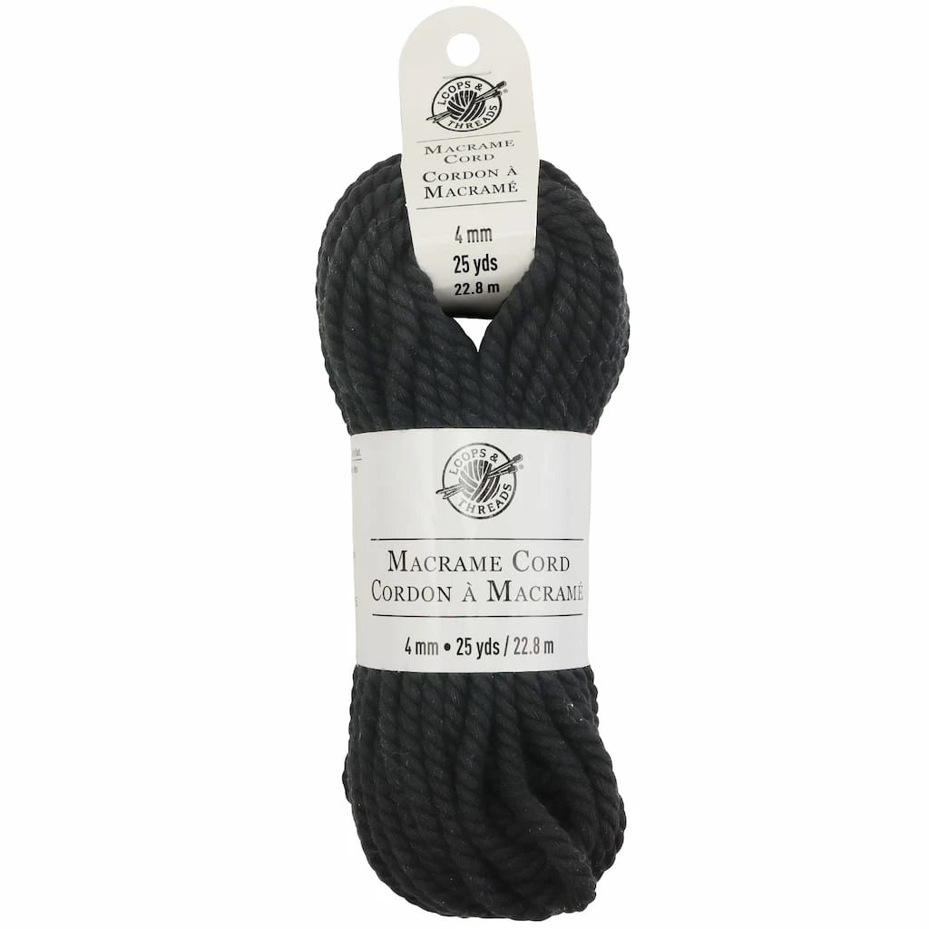 Flash Sale π₯ Macramé Cotton Cord by Loops & Threads®, 25yd. π₯
