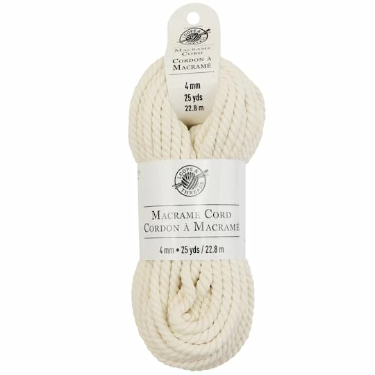 Flash Sale π₯ Macramé Cotton Cord by Loops & Threads®, 25yd. π₯ - Image 4