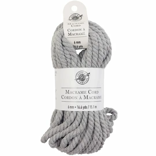 Brand new π 12 Pack: Macramé Cotton Cord by Loops & Threads®, 50ft. π - Image 7