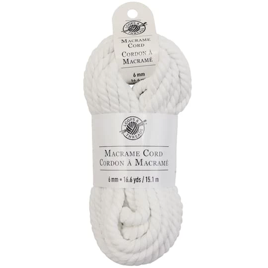 Brand new π 12 Pack: Macramé Cotton Cord by Loops & Threads®, 50ft. π - Image 5