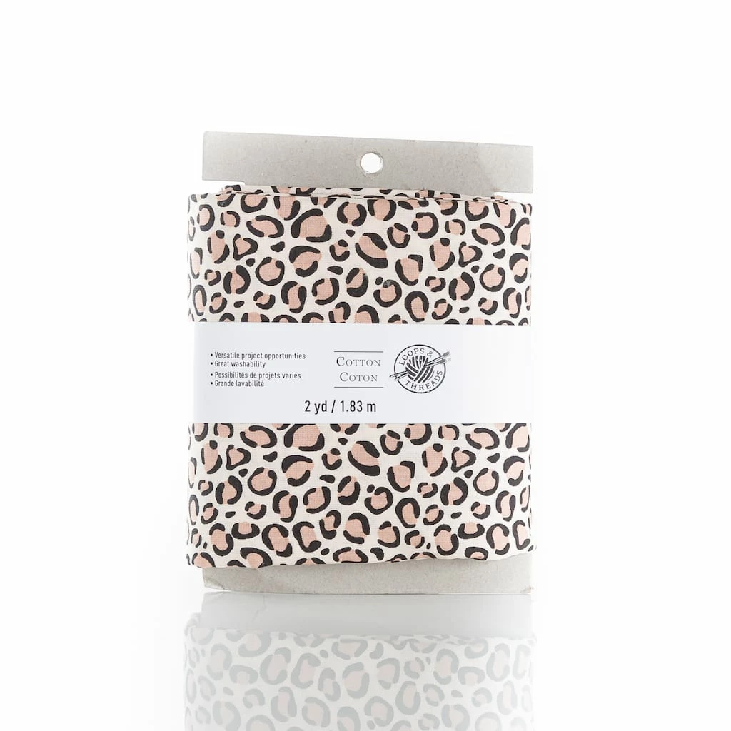 Best Sale β€οΈ Leopard Cotton Fabric Bundle by Loops & Threads® β