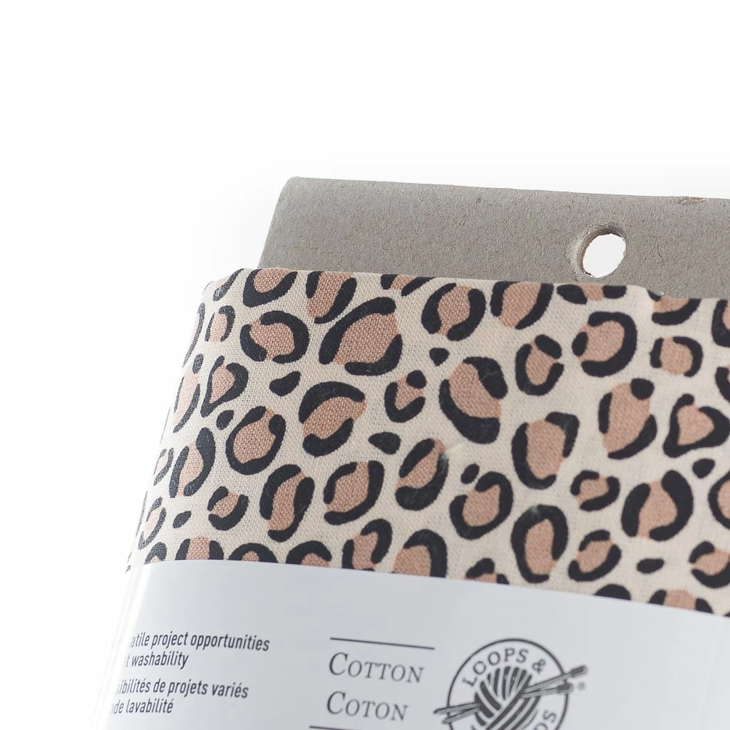 Best Sale β€οΈ Leopard Cotton Fabric Bundle by Loops & Threads® β - Image 4
