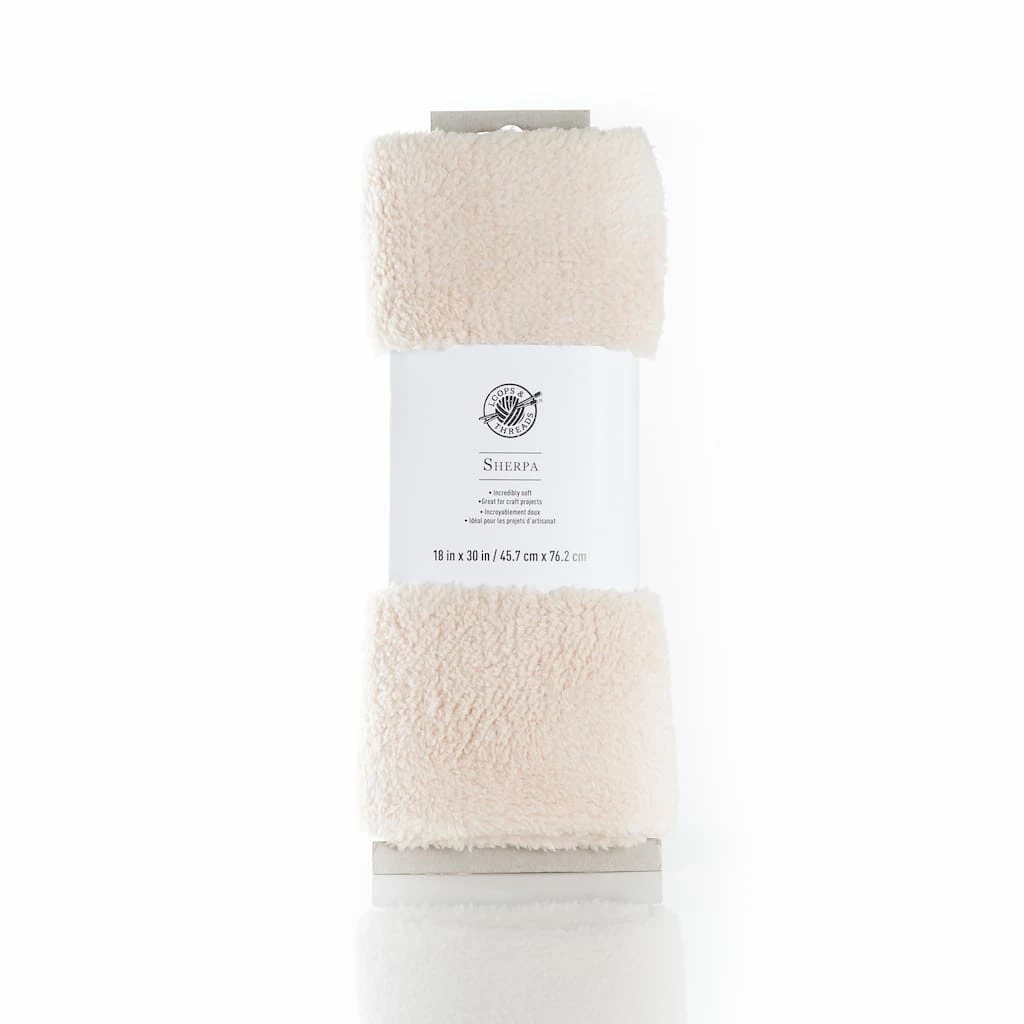 Budget 𧨠Natural Sherpa Fabric Bundle by Loops & Threads® π―