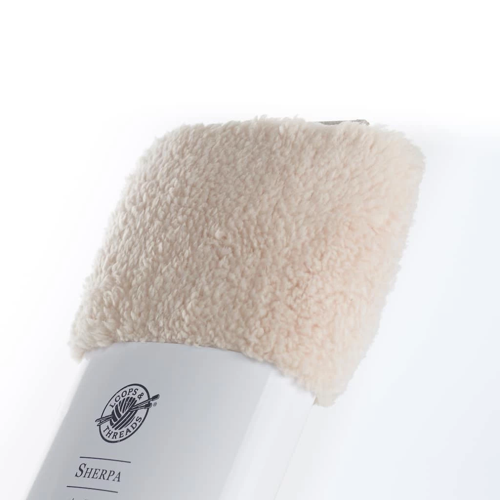 Budget 𧨠Natural Sherpa Fabric Bundle by Loops & Threads® π― - Image 4