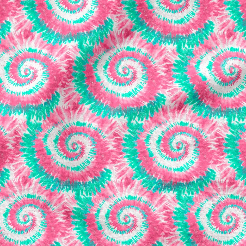 Best deal βοΈ Pink & Blue Tie Dye Cotton Fabric Bundle by Loops & Threads™ π - Image 5