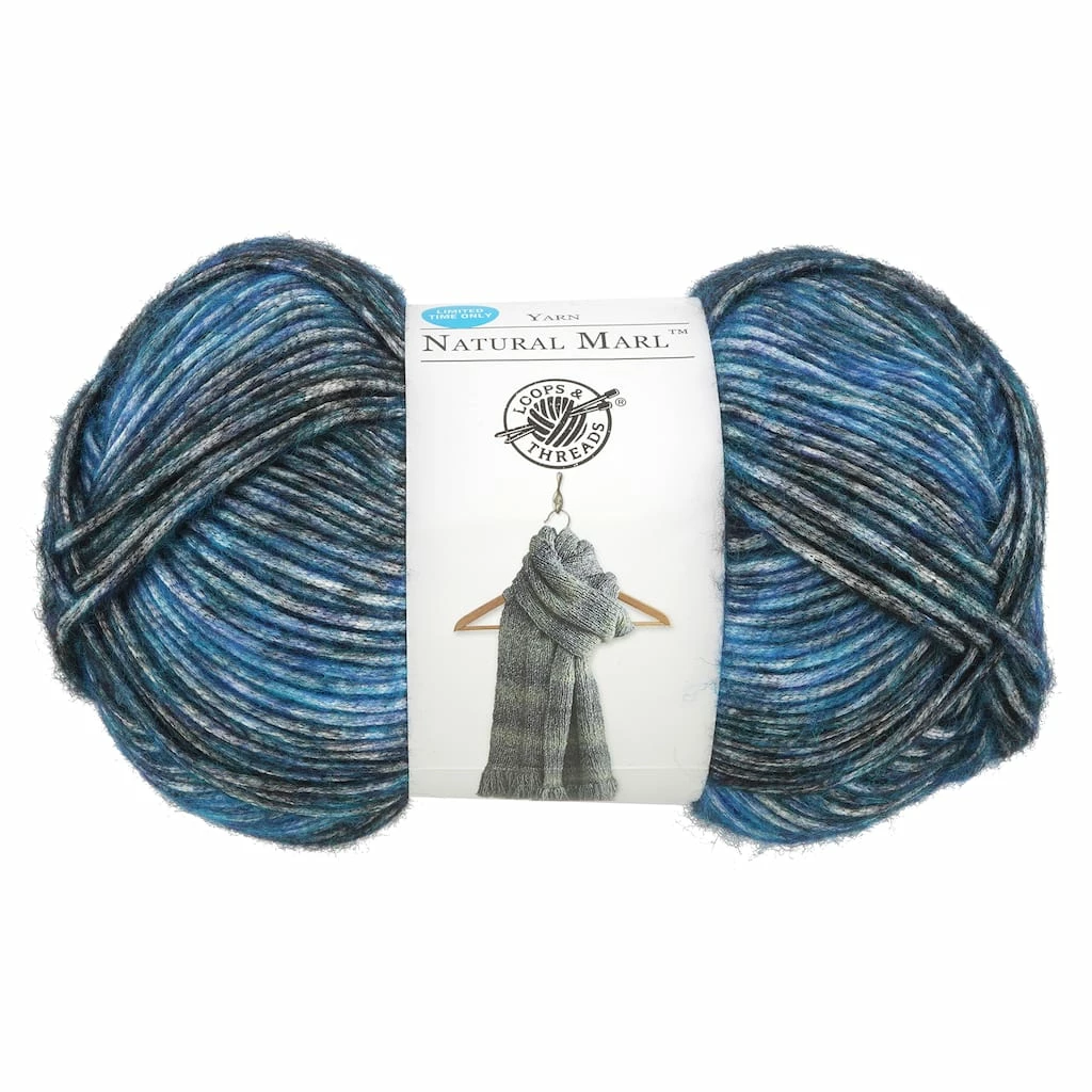 New ⭐ Natural Marl™ Yarn by Loops & Threads® ⌛