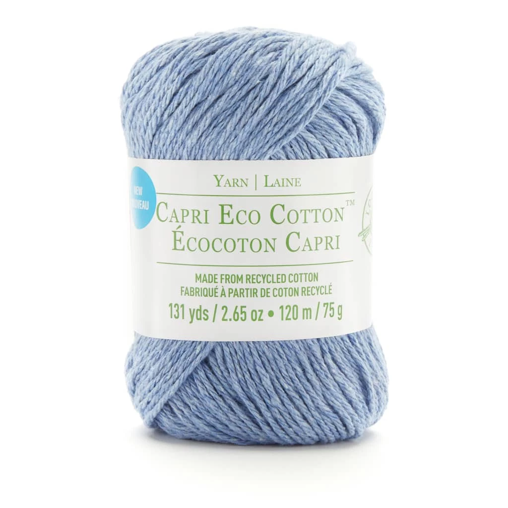 Deals 😉 Capri Eco Cotton™ Solid Yarn by Loops & Threads® Loops and