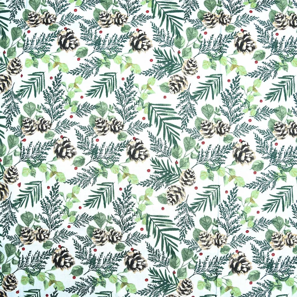 Outlet β Pinecone Cotton Fabric by Loops & Threads® π - Image 2