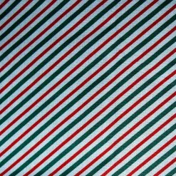 Cheap β Red and Green Stripe Cotton Fabric by Loops & Threads® π