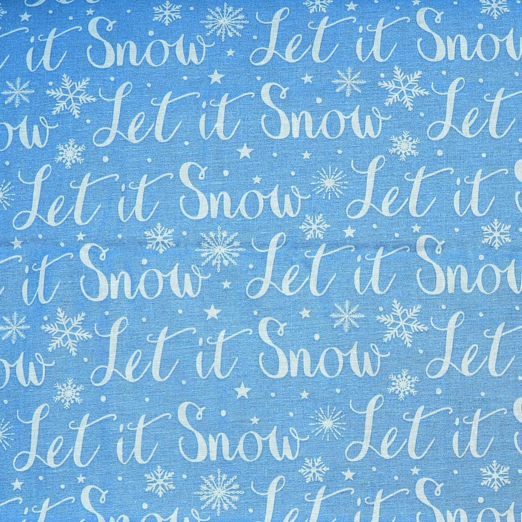 Promo π Let It Snow Cotton Fabric by Loops & Threads® β€οΈ - Image 2