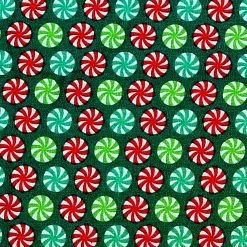 Top 10 π Peppermints Cotton Fabric by Loops & Threads® π―
