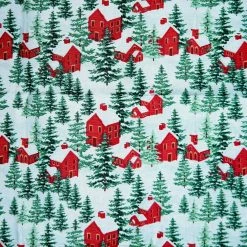 Deals π₯° Snowy House Scene Cotton Fabric by Loops & Threads® β