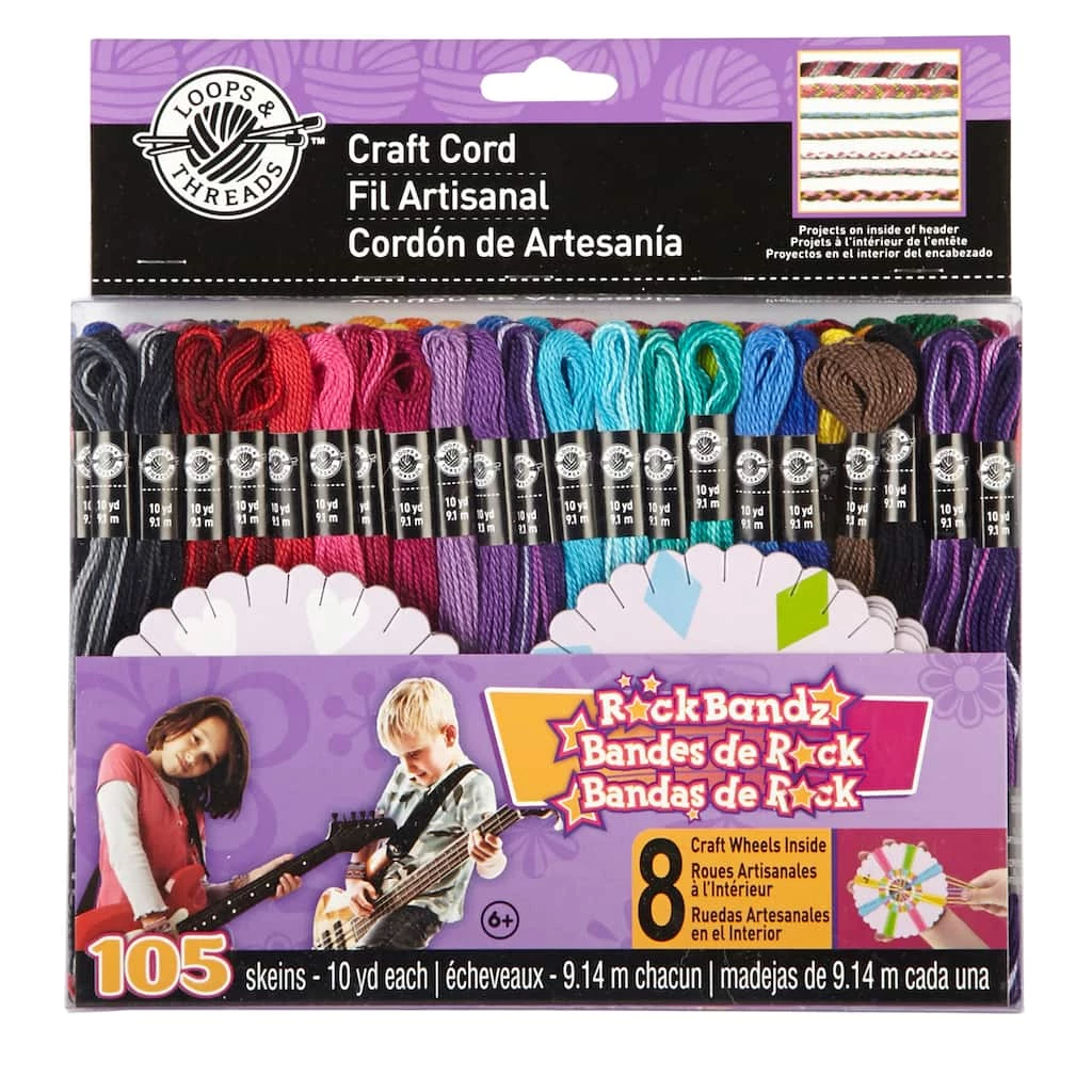 Brand new β Loops & Threads™ Craft Cord, Rock Bandz π