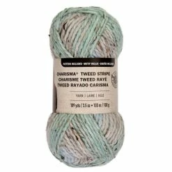 Brand new 👏 15 Pack: Charisma™ Tweed Stripe Yarn by Loops & Threads® 🌟