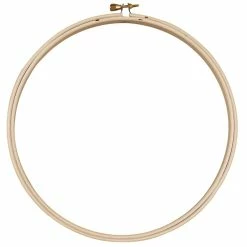 Brand new 🎁 18 Pack: Wooden Embroidery Hoop by Loops & Threads™ 👍