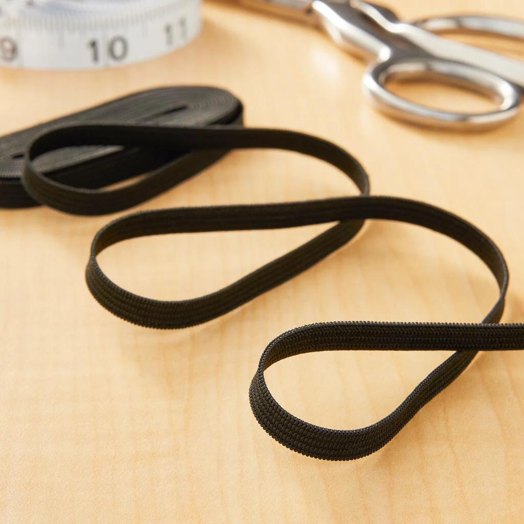 Best deal β¨ 24 Pack: 1/4" Black Knit Elastic by Loops & Threads™ π - Image 2